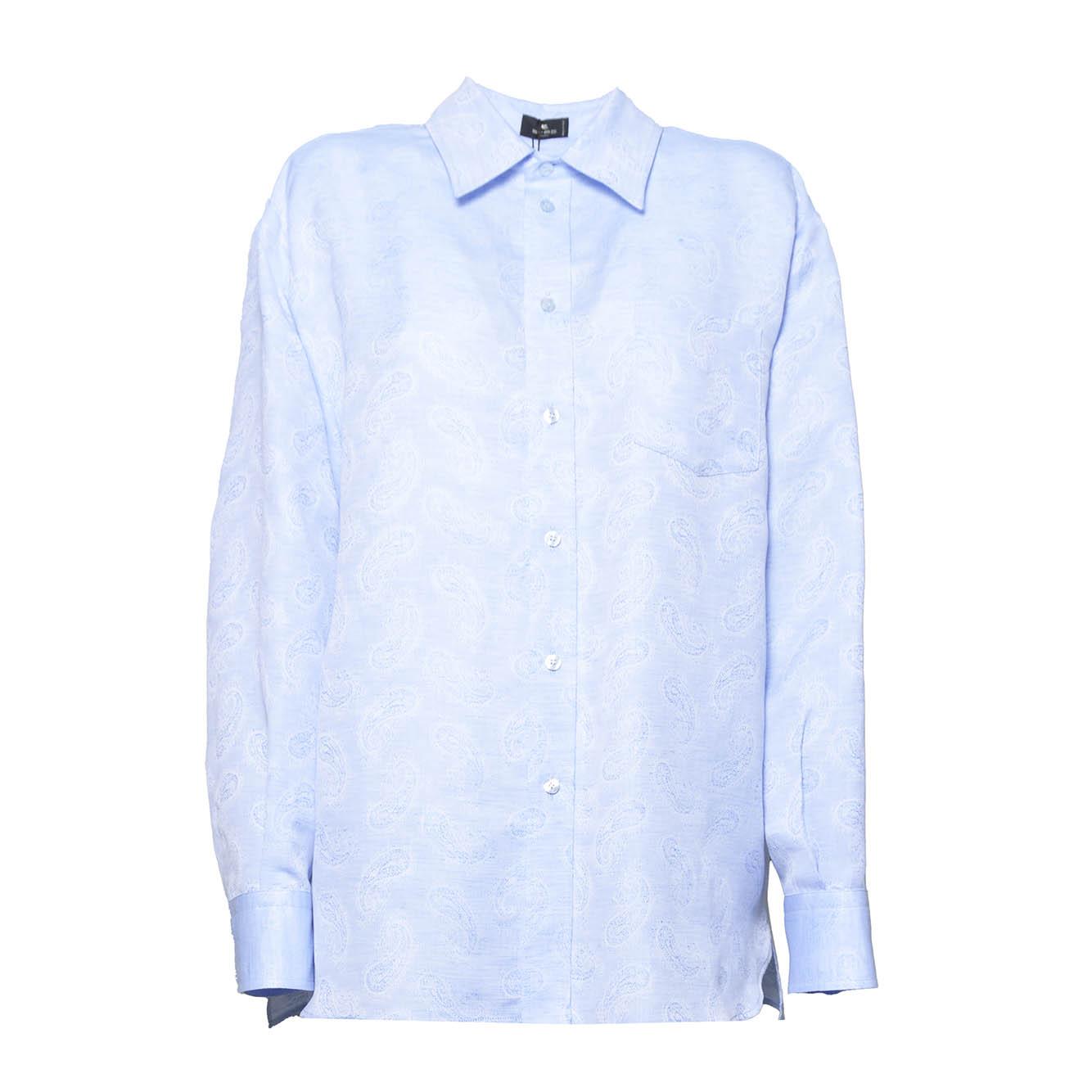 women's regular fit shirt with jacquard motif 