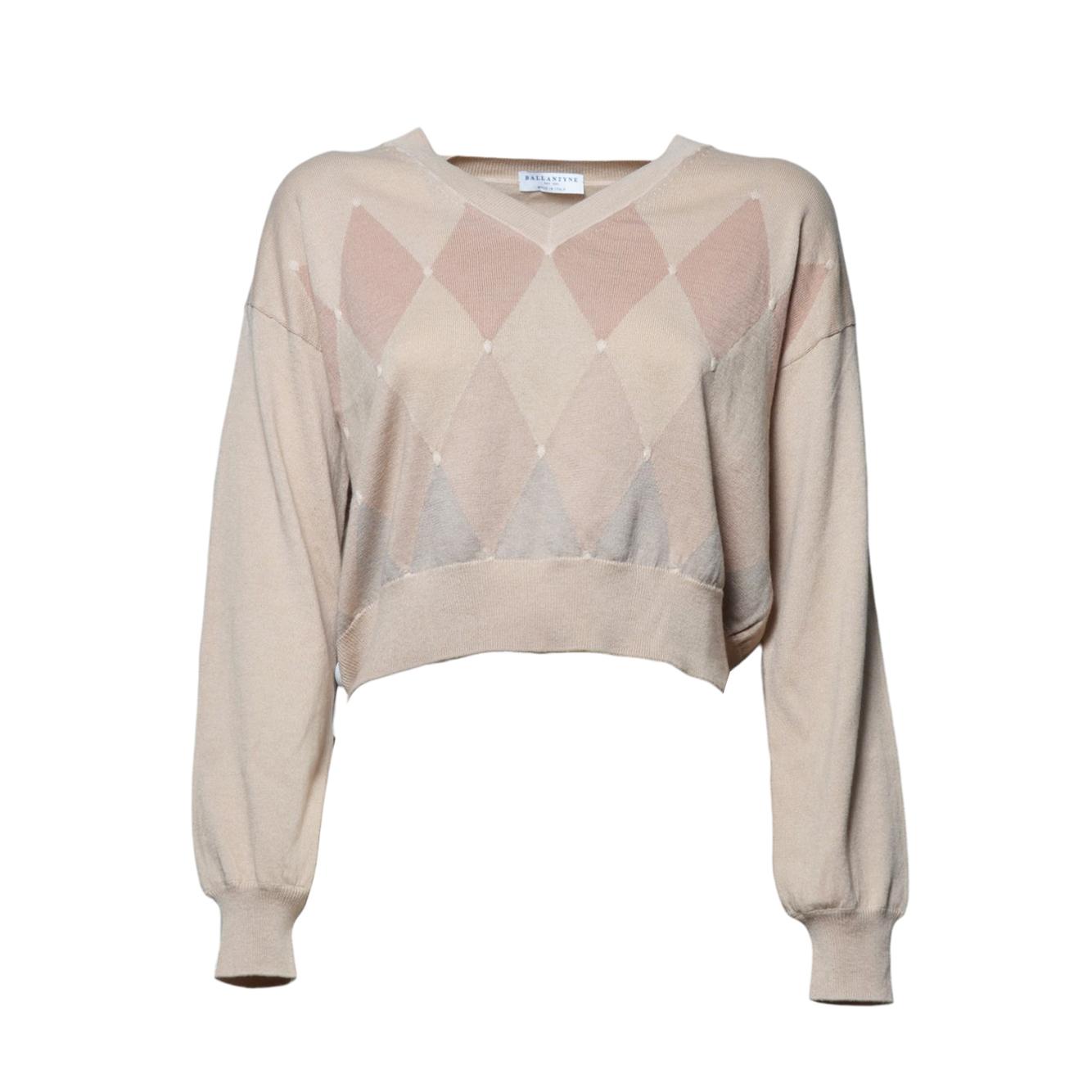 v neck pullover diamond dyed antique<BR/> 