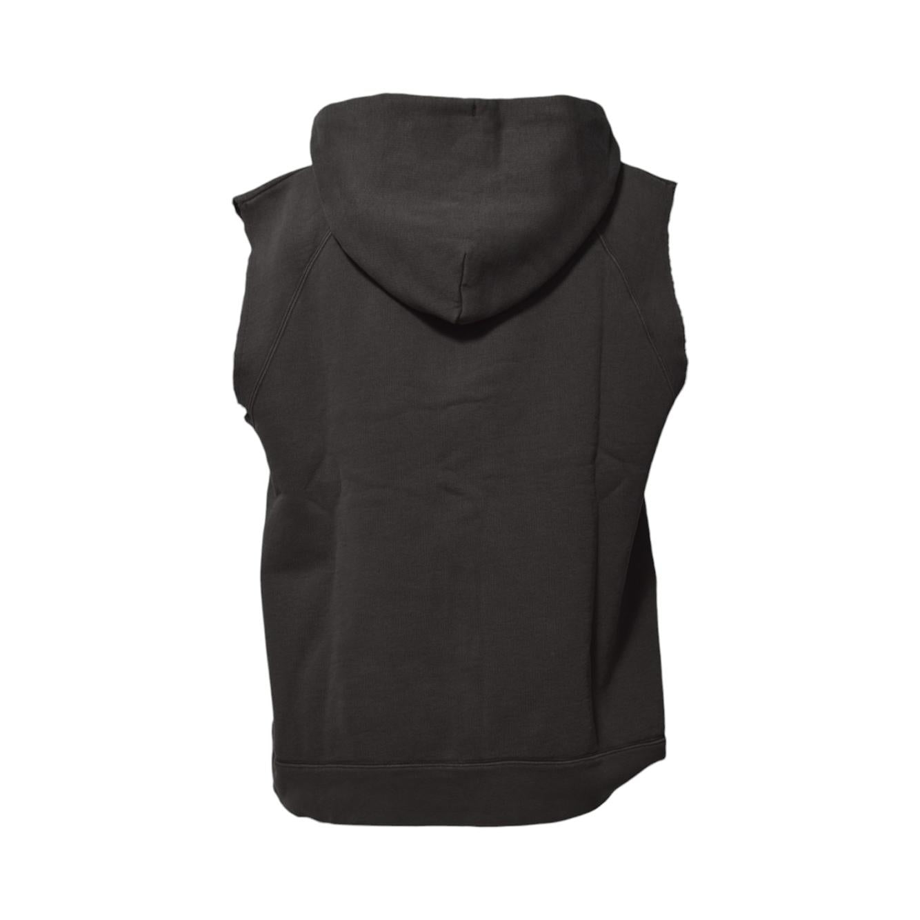 Gilet Motor con cappuccio in cotone marrone Our Legacy 