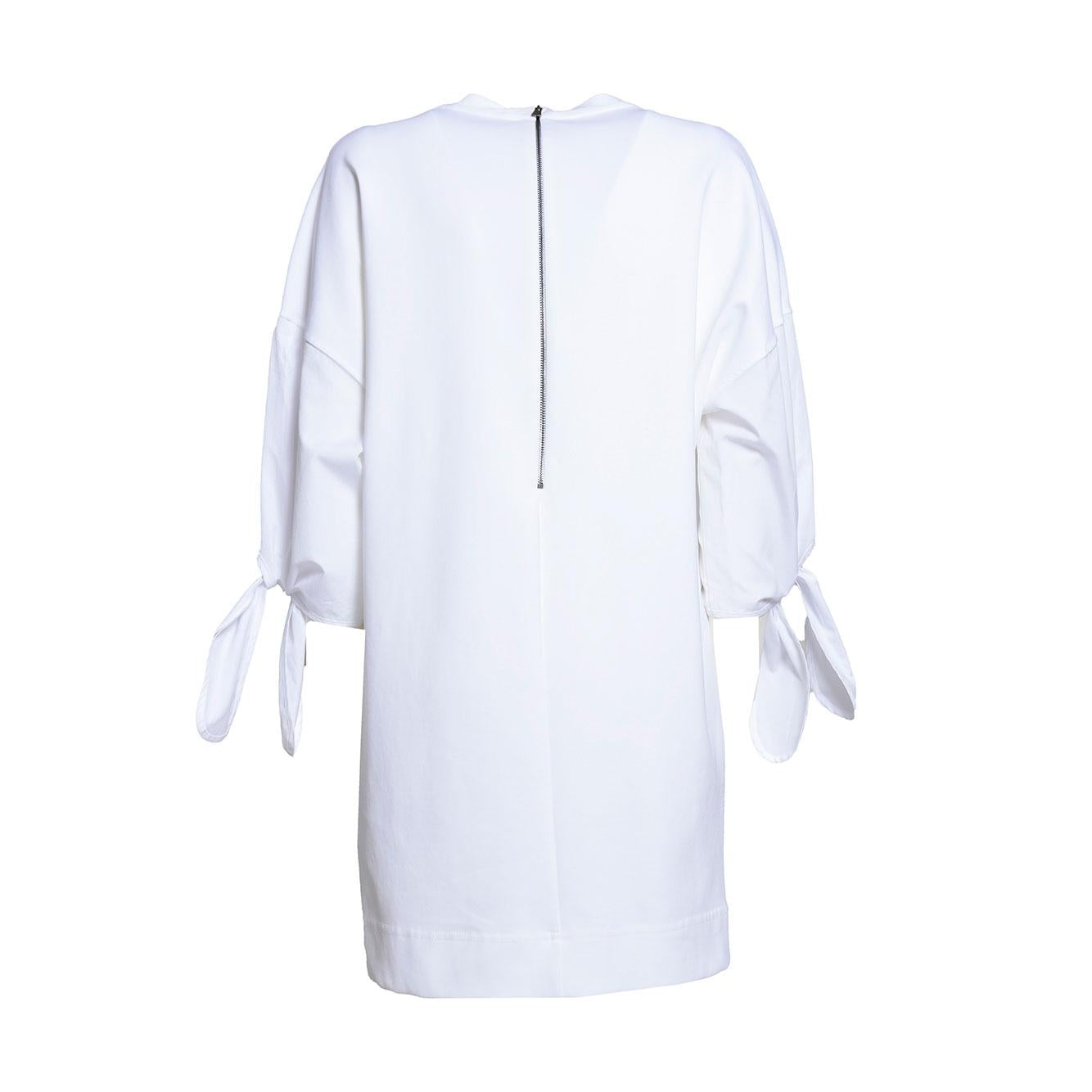 Abito Agora corto in popeline bianco Max Mara 