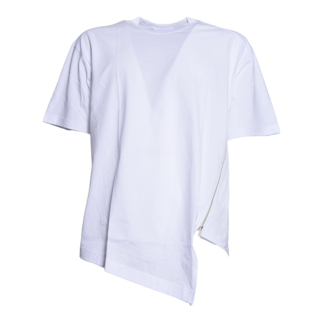 mens t-shirt zip con spacco 