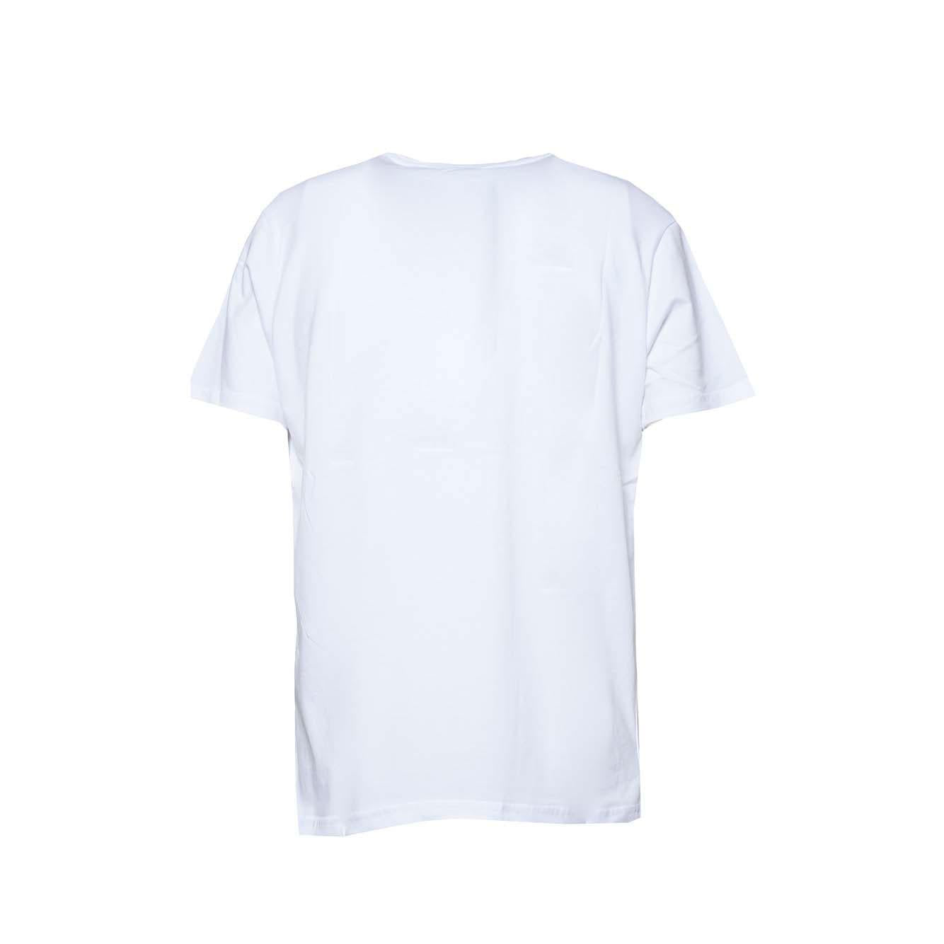 T-shirt Basic Small Logo in cotone bianco Alpha Industries 