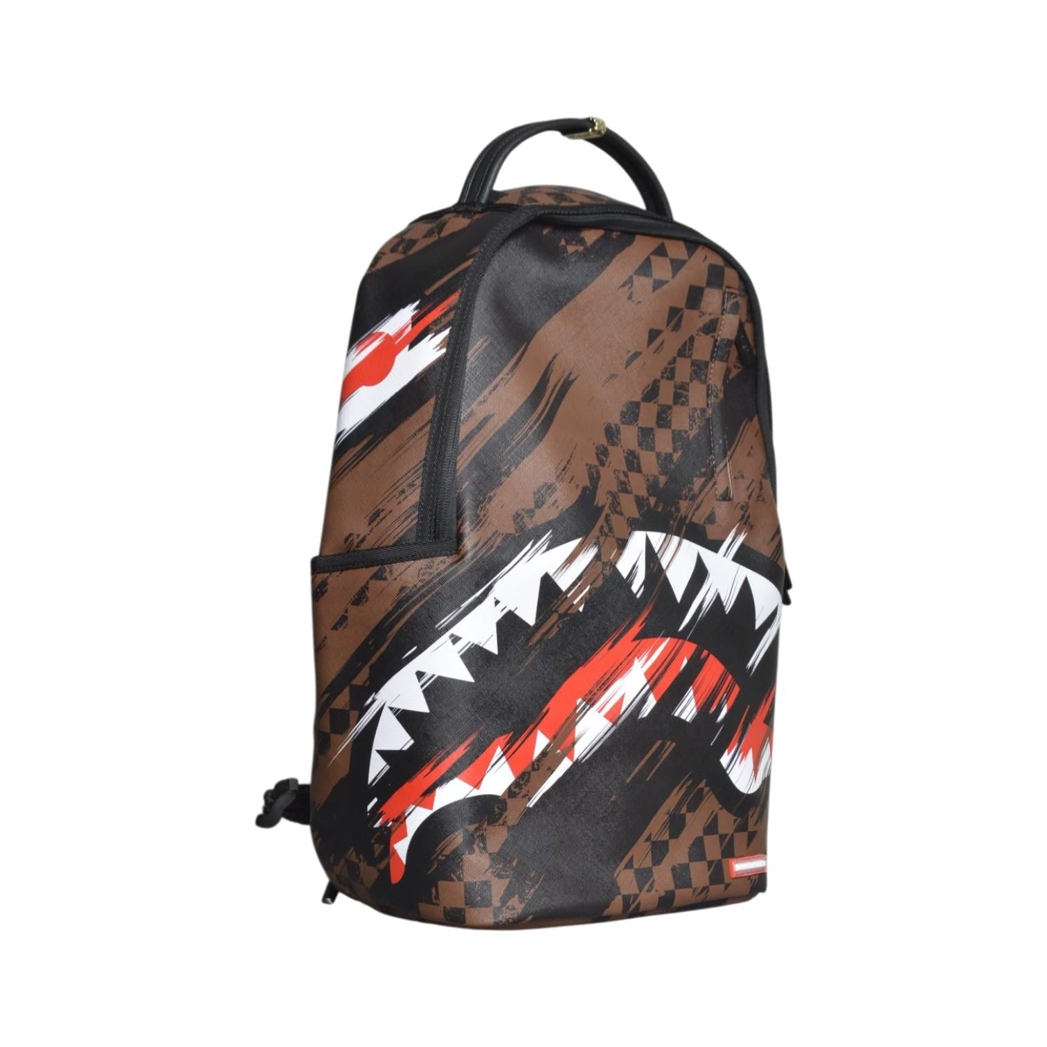 smeared grunge backpack 