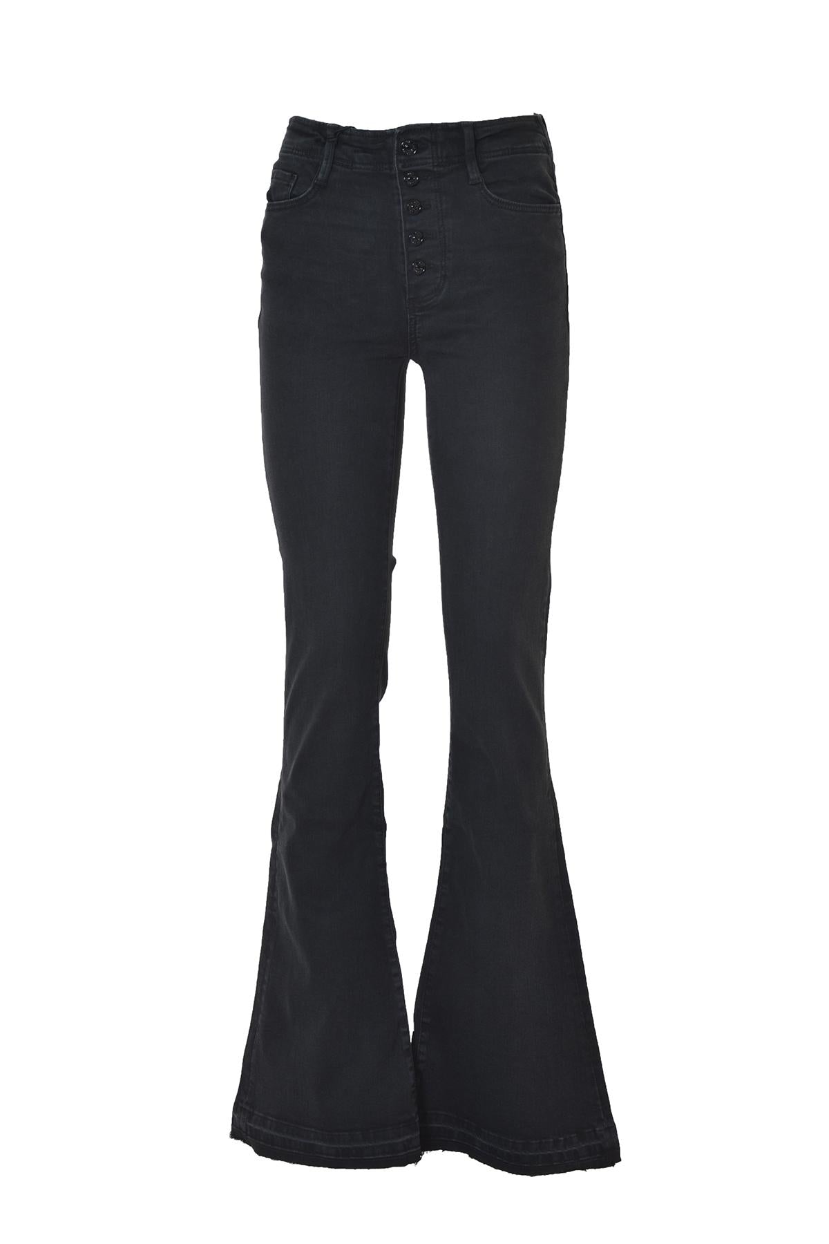 Jeans High Rise Lou Lou in denim nero Paige 