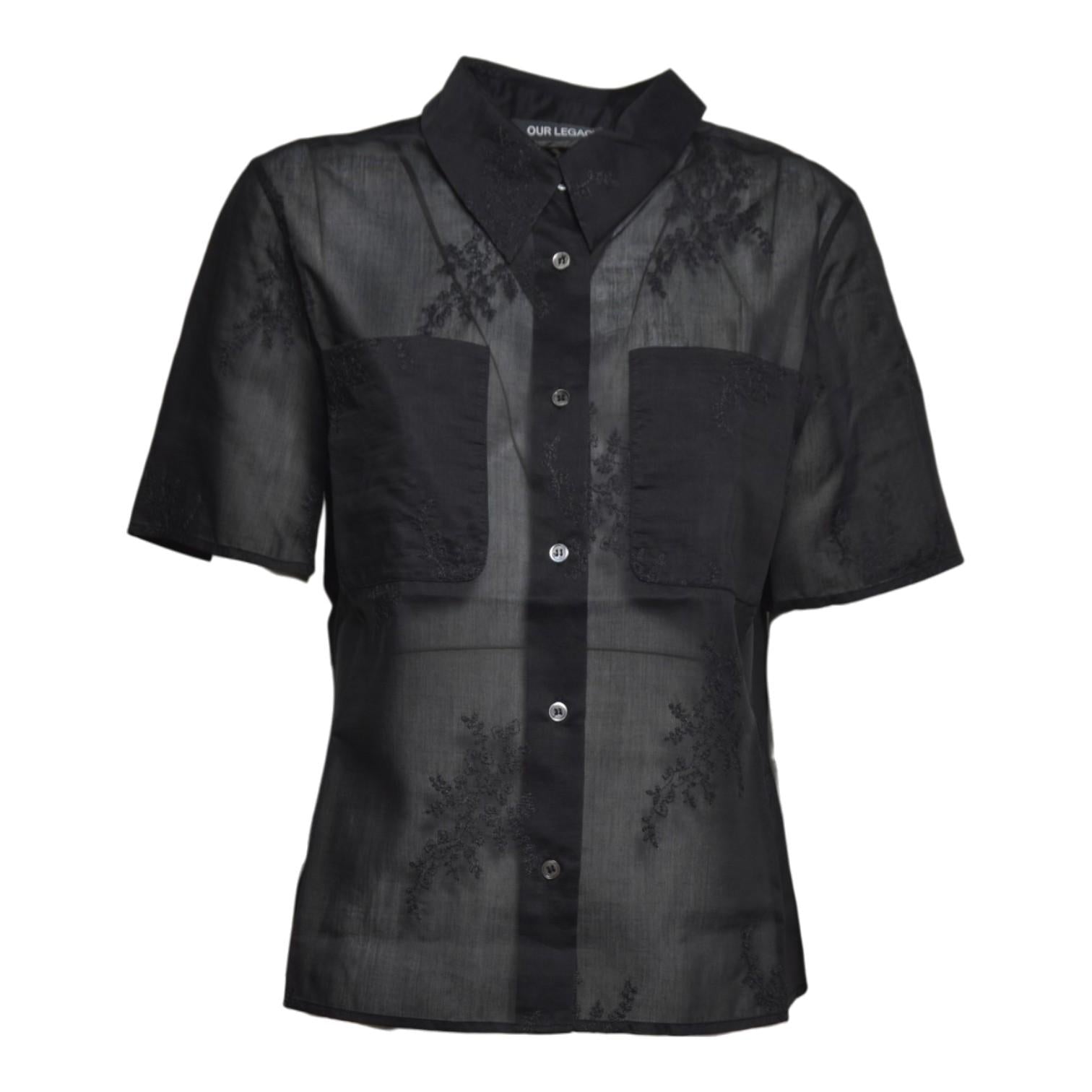 x-ray shirt noir bloom ethereal veil 