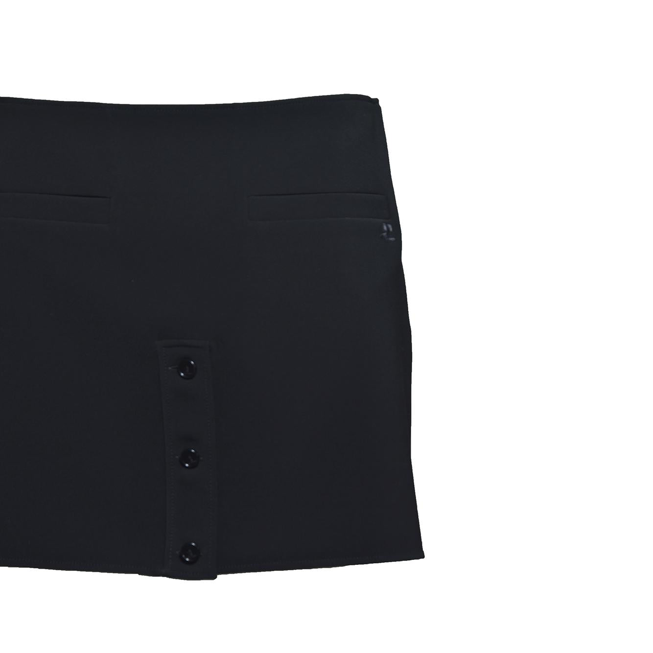 mini skirt heritage buttoned 