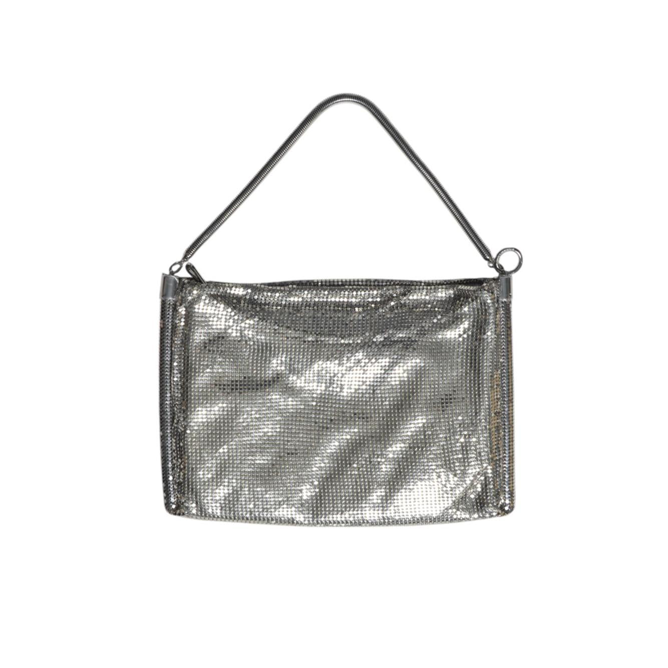Borsa a mano Chainmail Pocket in maglia argento Rabanne 