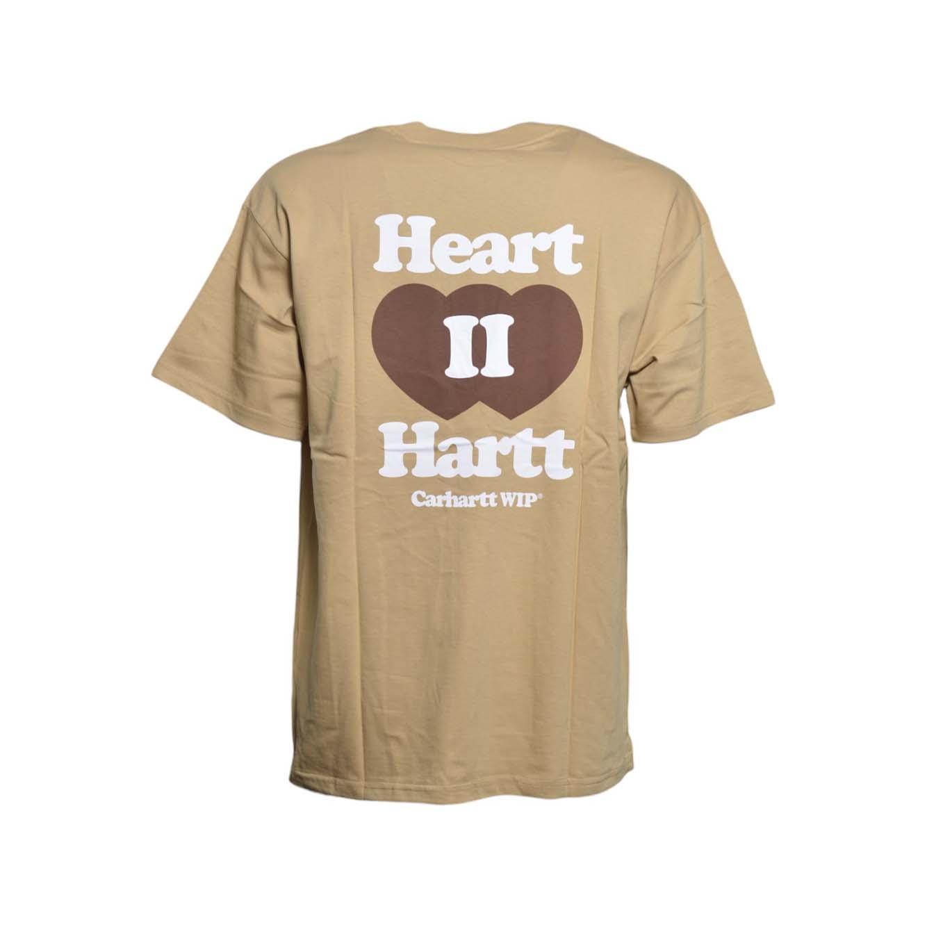 s/s heart ii hartt t-shirt organic cotton single jersey 