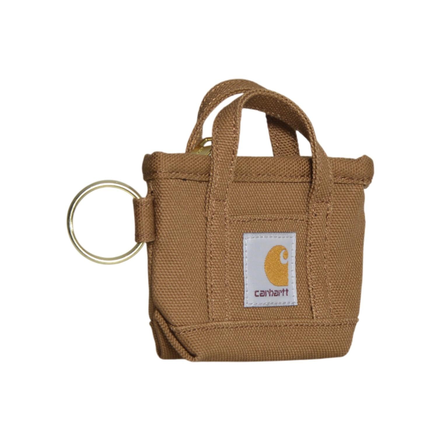 mini tote bag keychain 100% cotton 'dearborn' canvas 