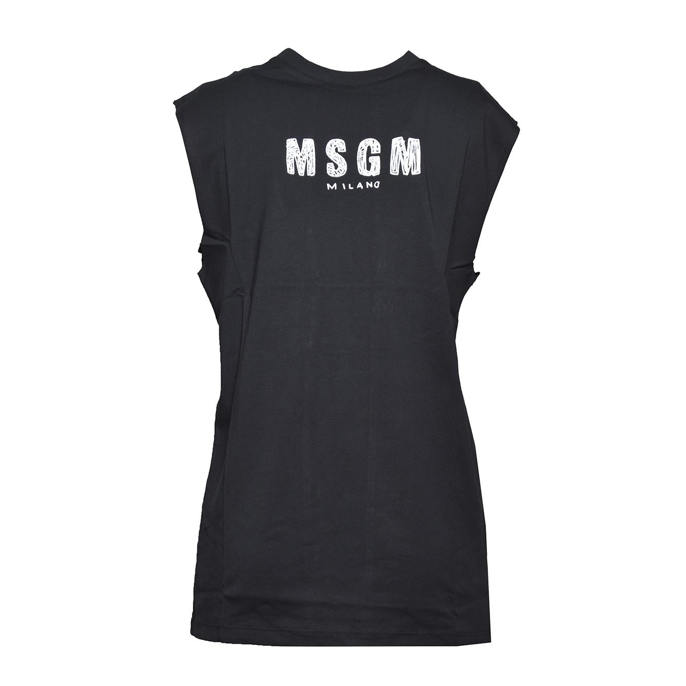 jersey sleeveless t-shirt 