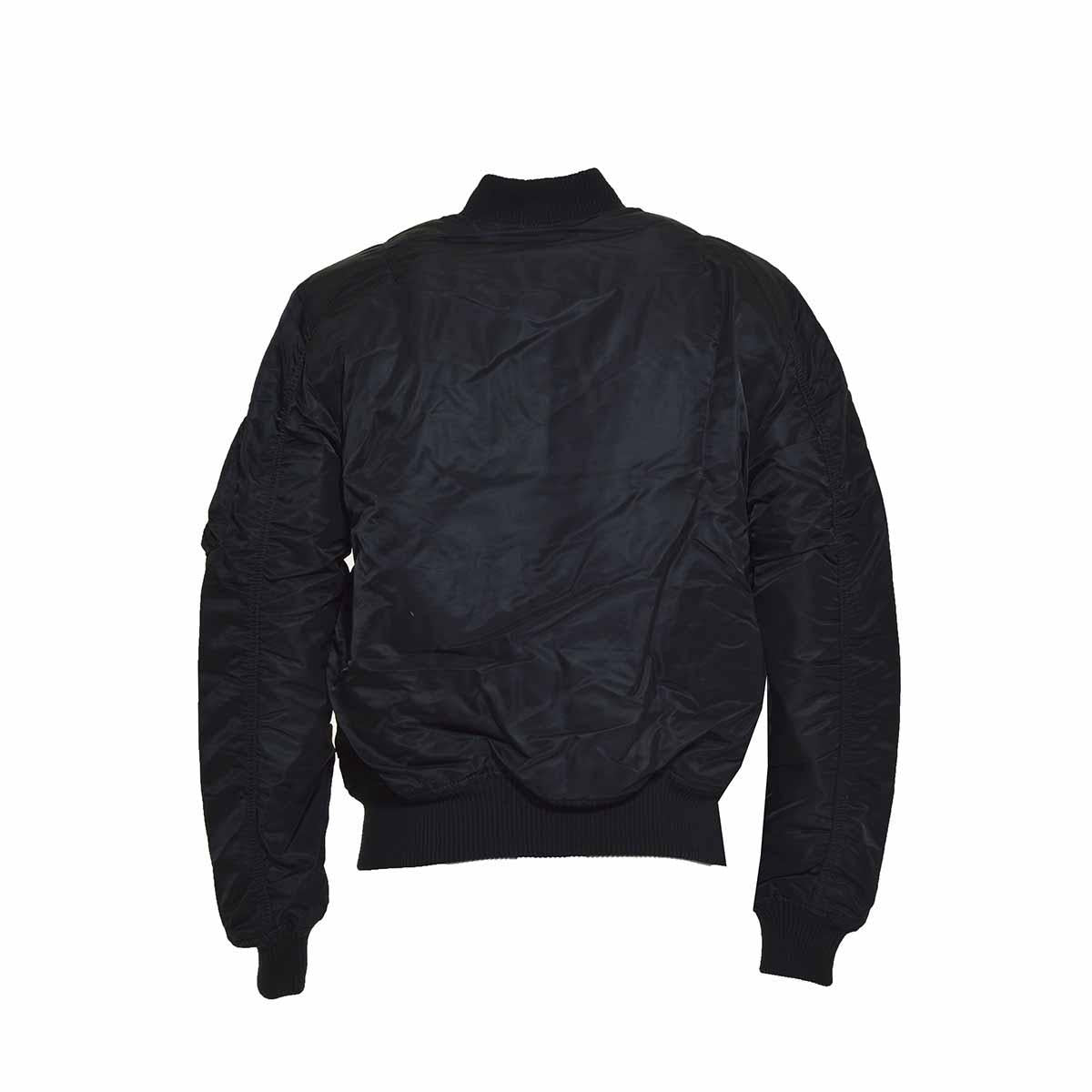 Bomber MA-1 VF imbottito corto nero Alpha Industries 