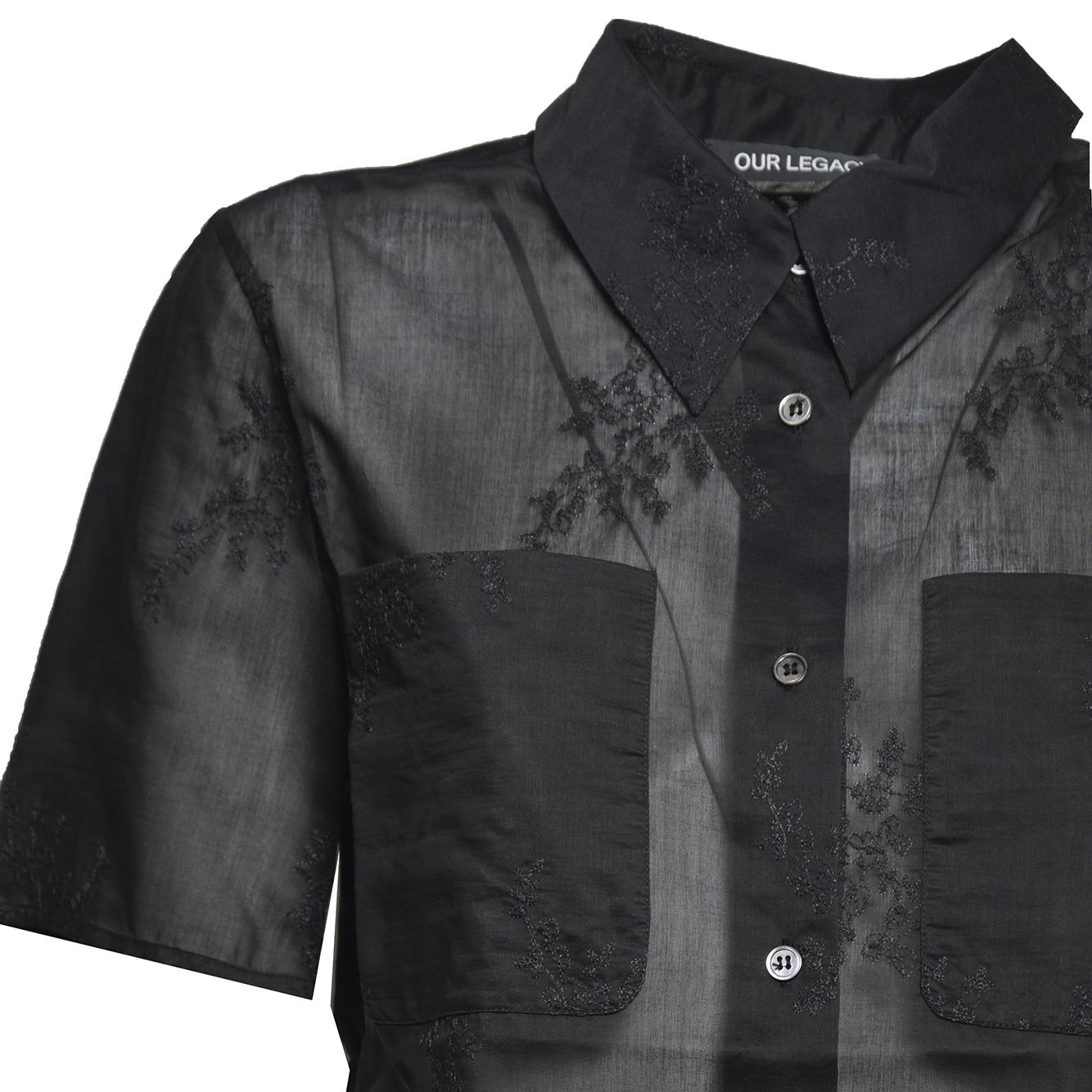 x-ray shirt noir bloom ethereal veil 
