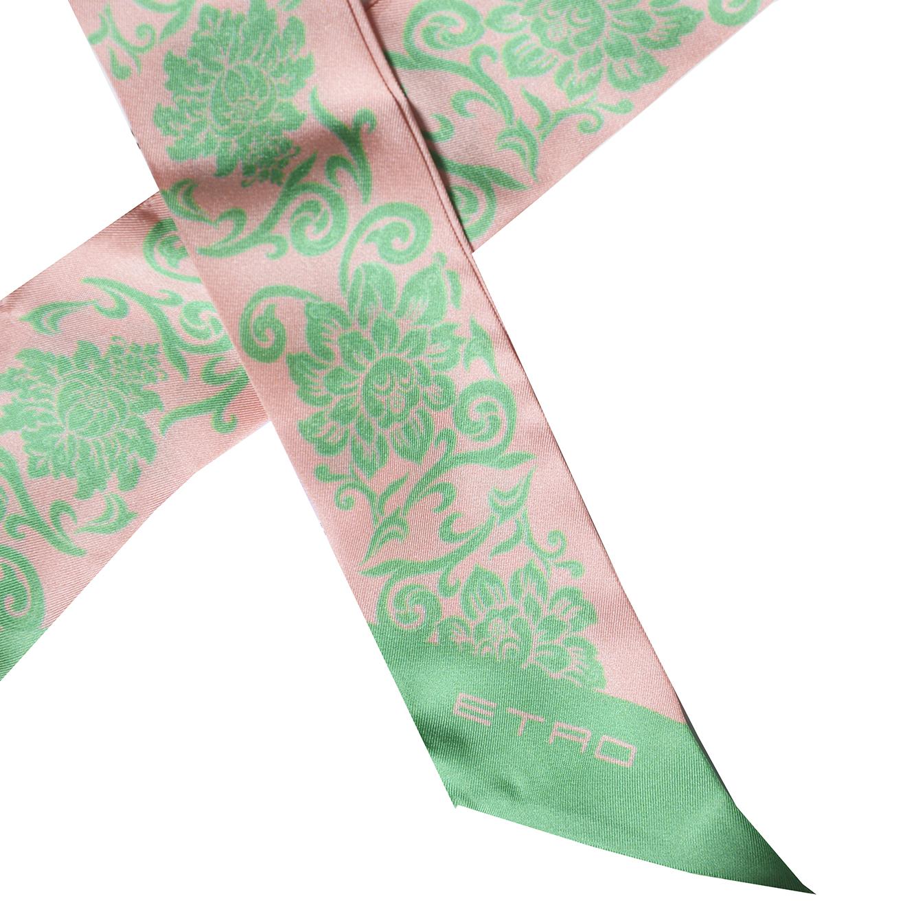 Paisleyna in seta rosa stampa Paisley Etro 