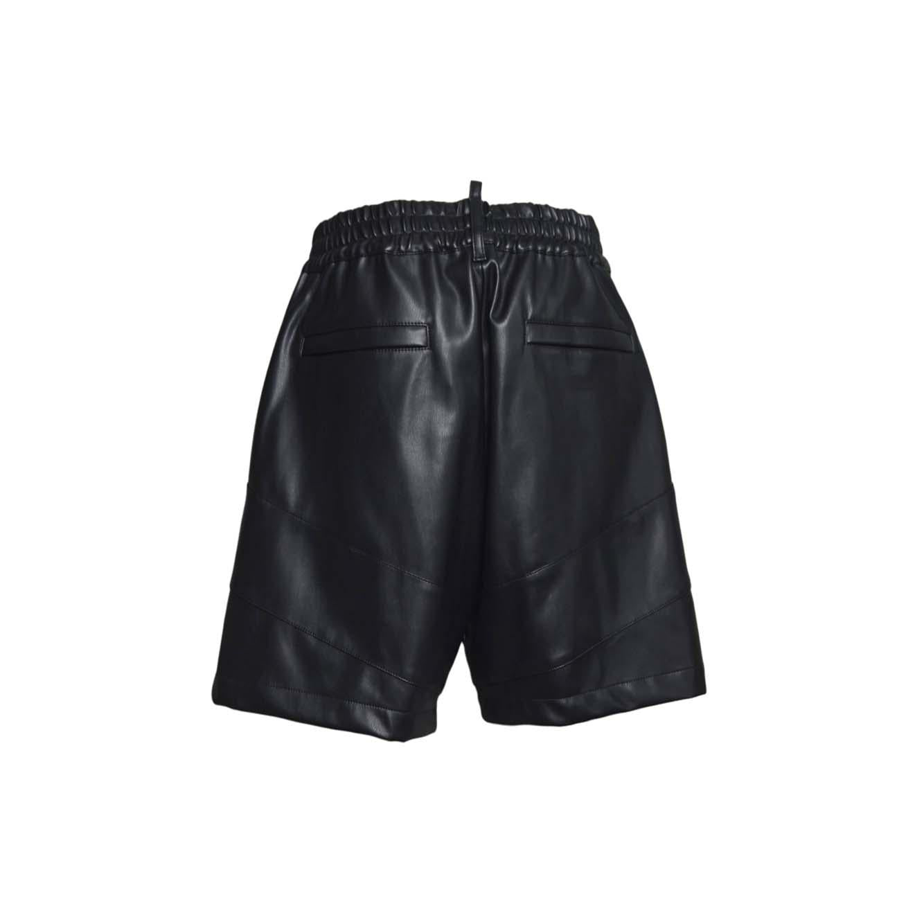 faux leather short 