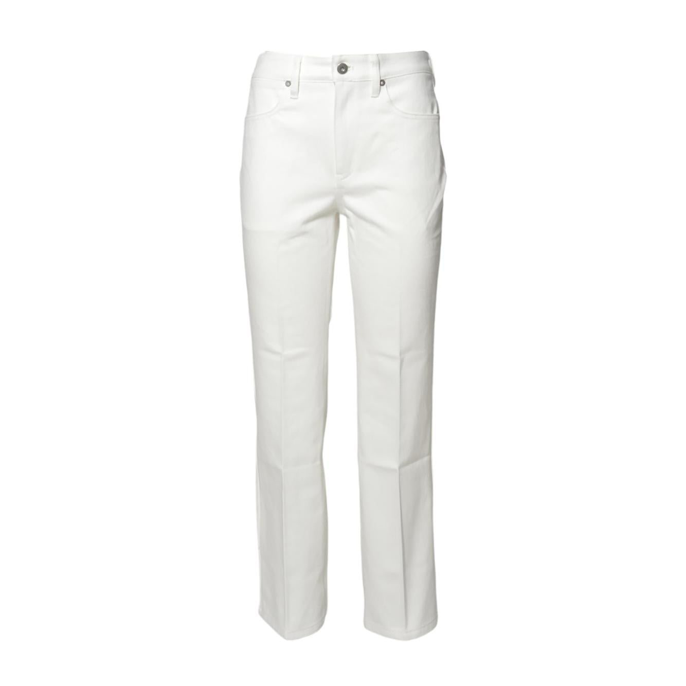 Pantalone Flare in denim panna Jil Sander 