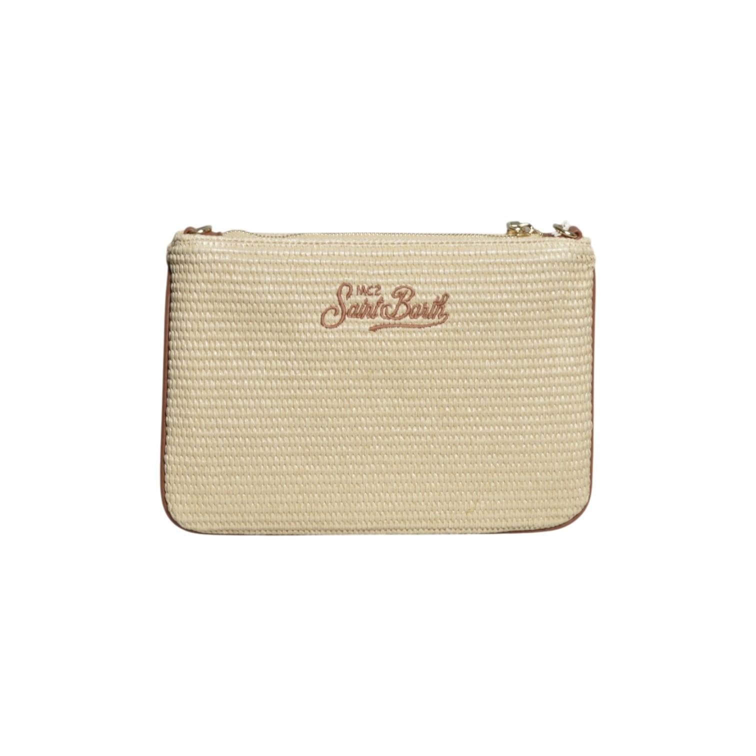 parisienne straw pochette 