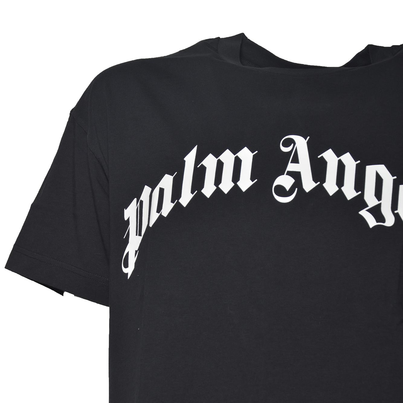 curved logo regular tee 