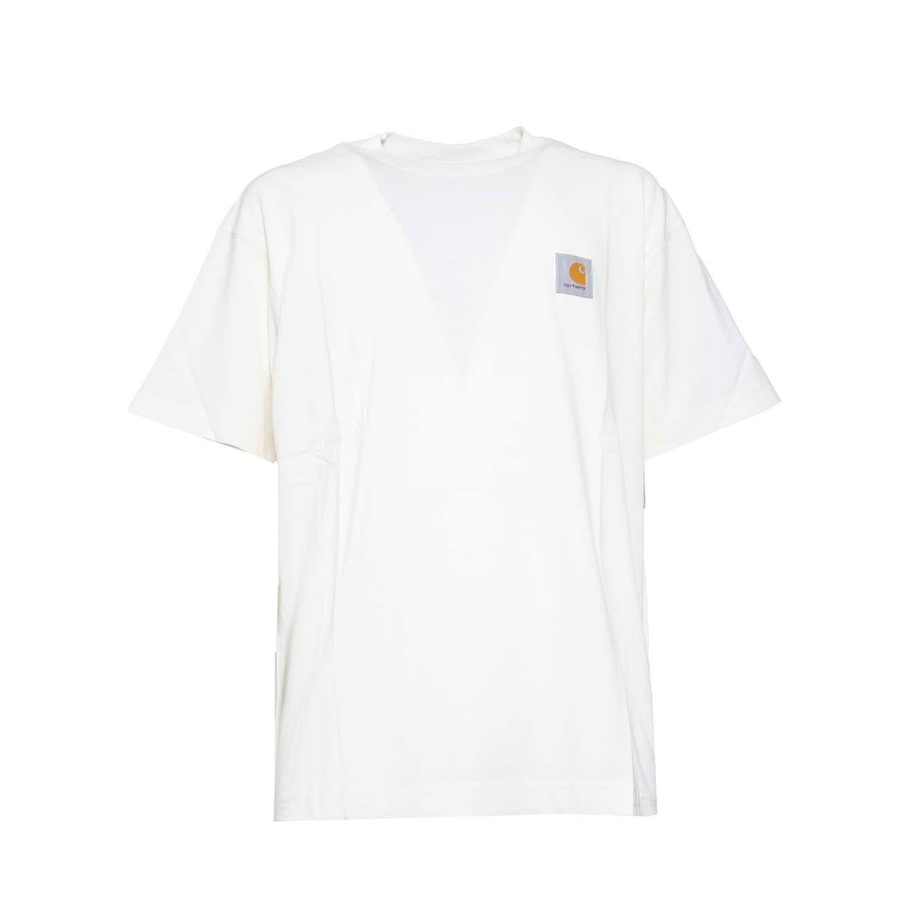 T-shirt Nelson in cotone panna Carhartt Wip 