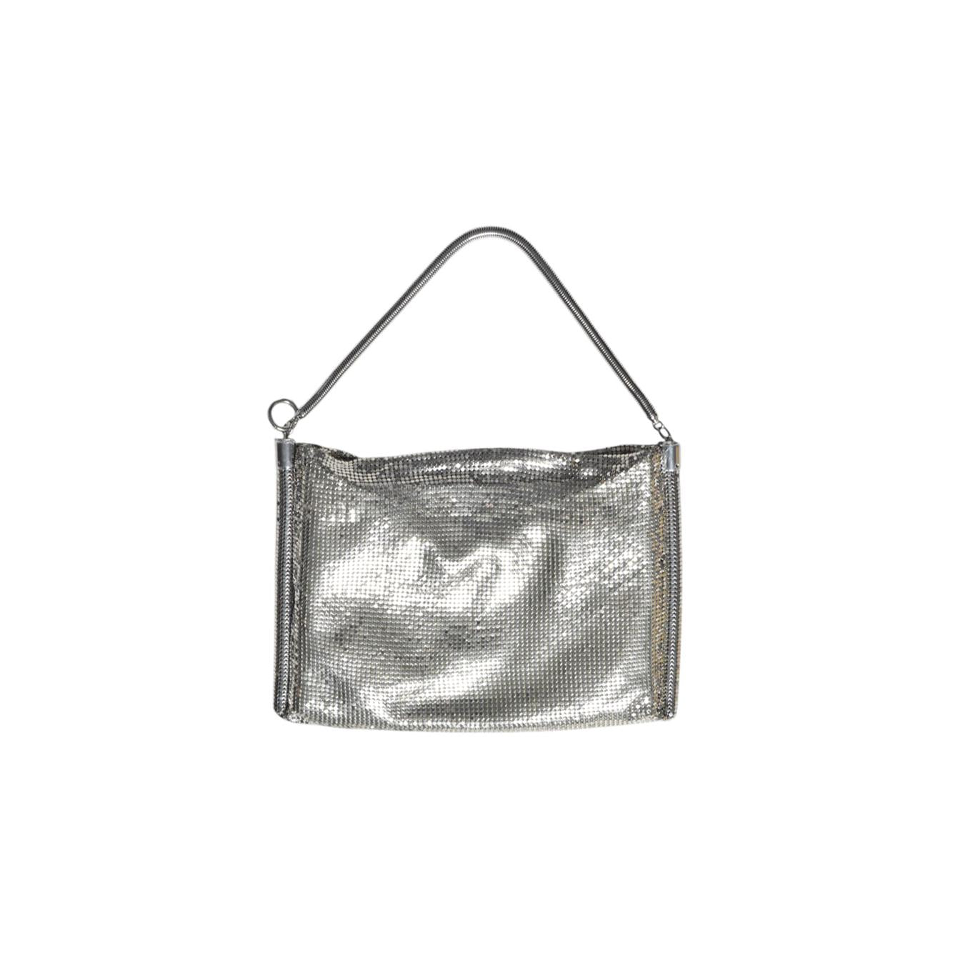 Borsa a mano Chainmail Pocket in maglia argento Rabanne 