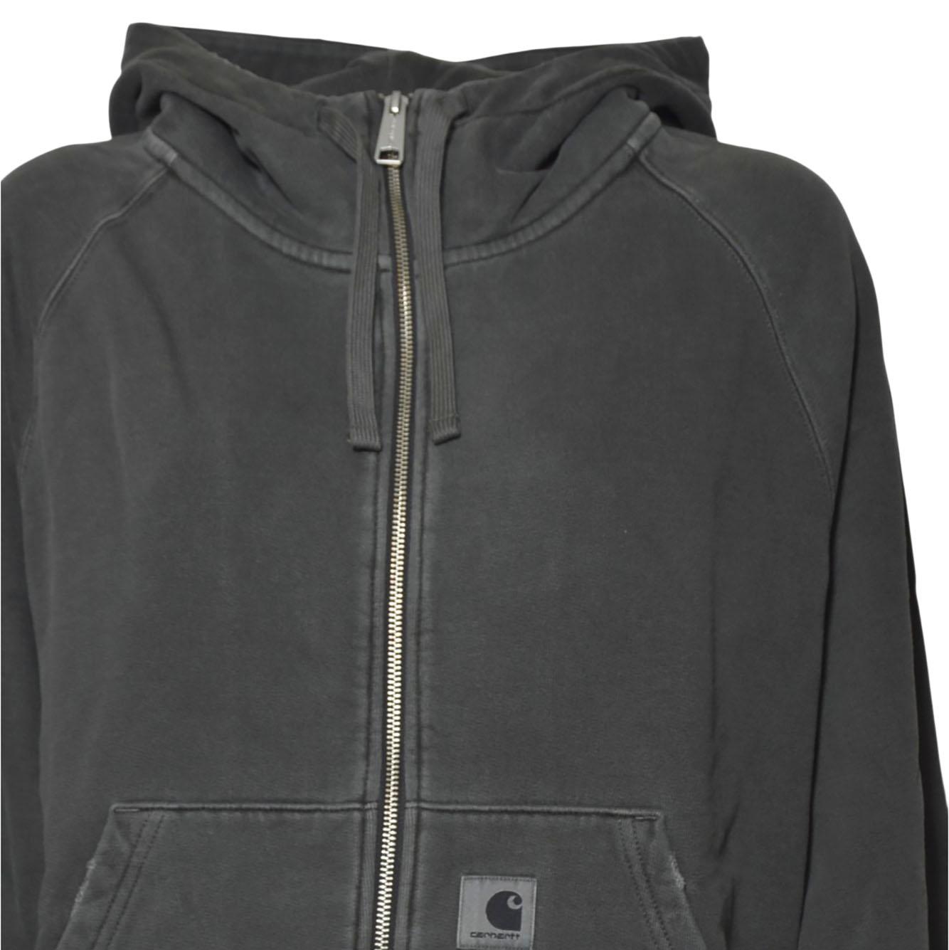 w' hooded torion jacket cotton sweat, 