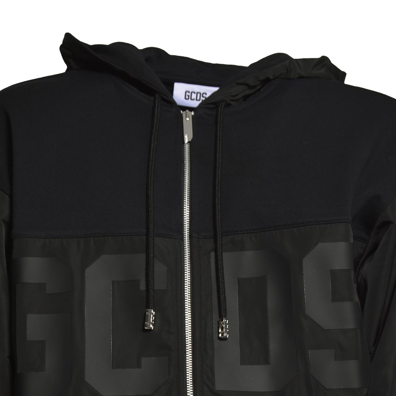 band logo tonal hoodie zip 