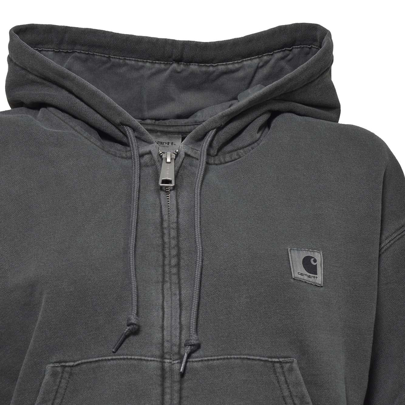 w' hooded nelson jacket cotton sweat, 