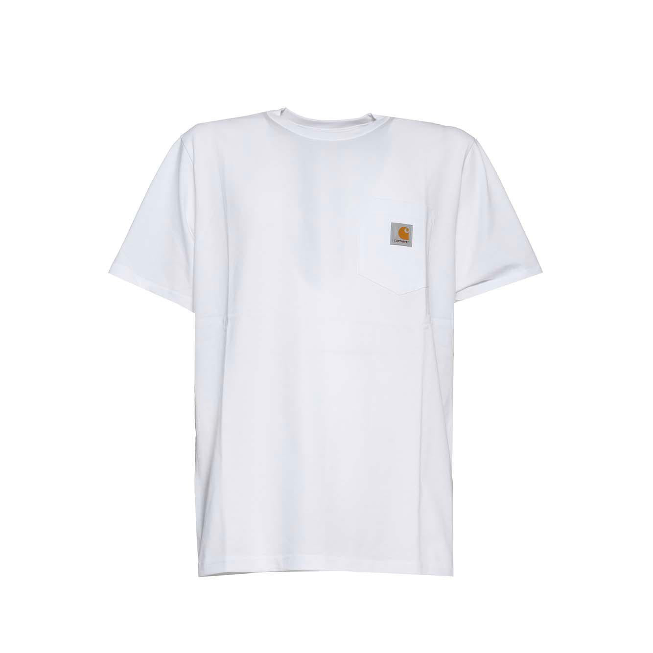 T-shirt Pocket in cotone bianco Carhartt Wip 