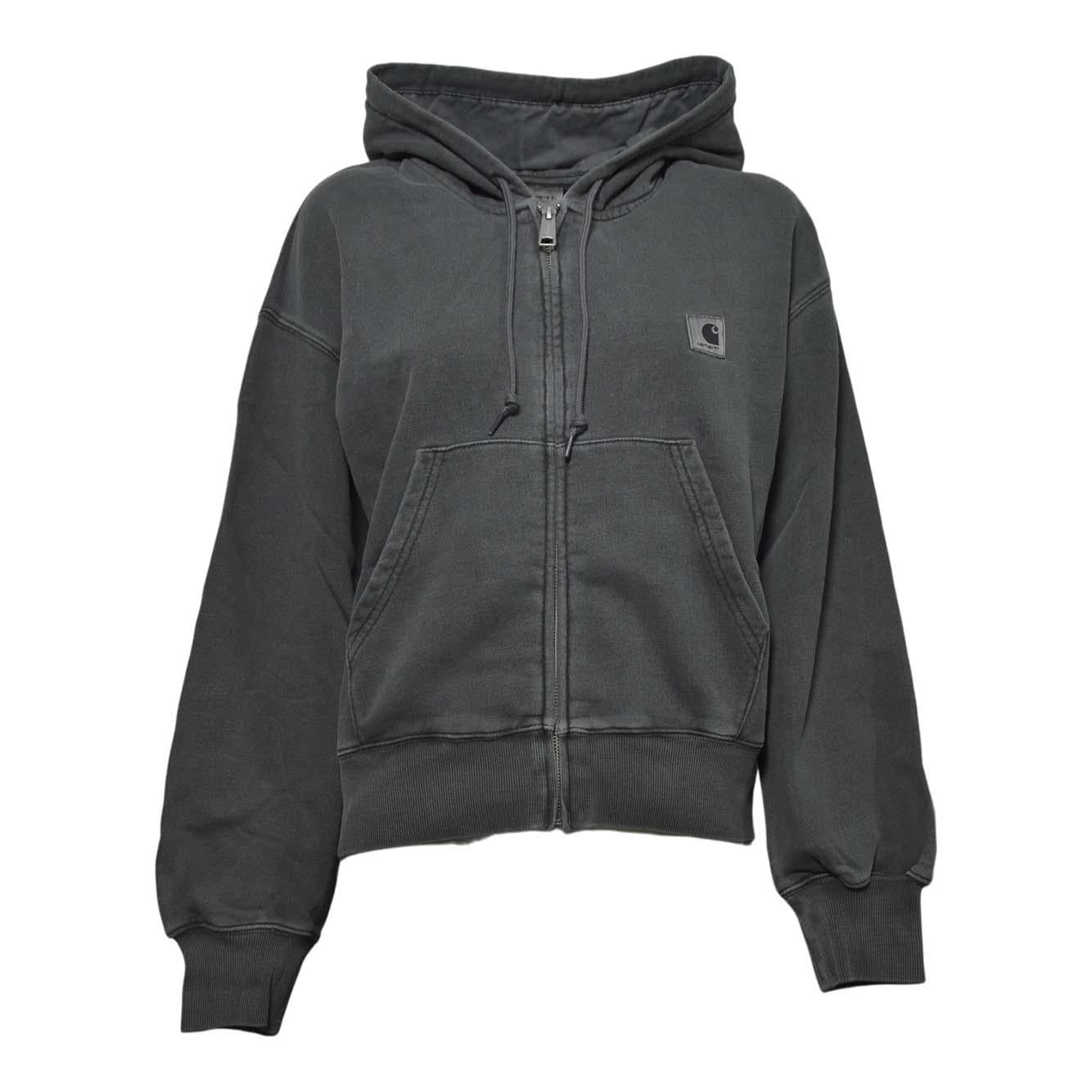 w' hooded nelson jacket cotton sweat, 