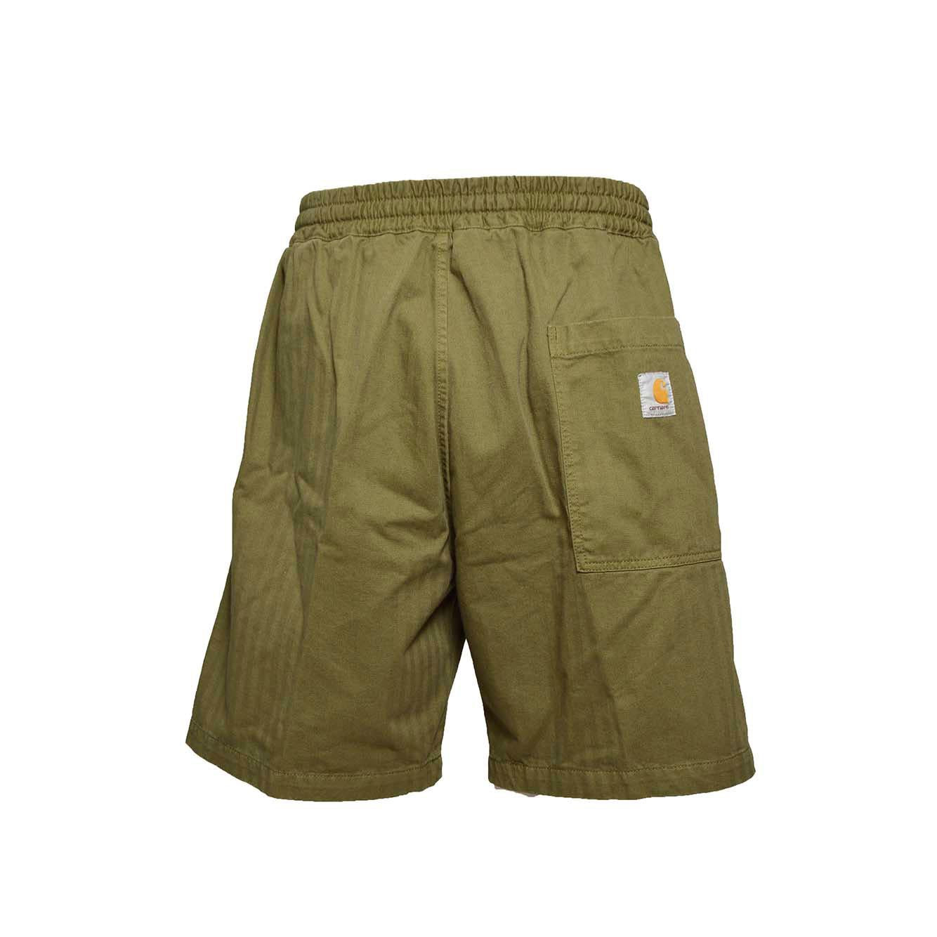 Bermuda Rainer in cotone spigato verde Carhartt Wip 