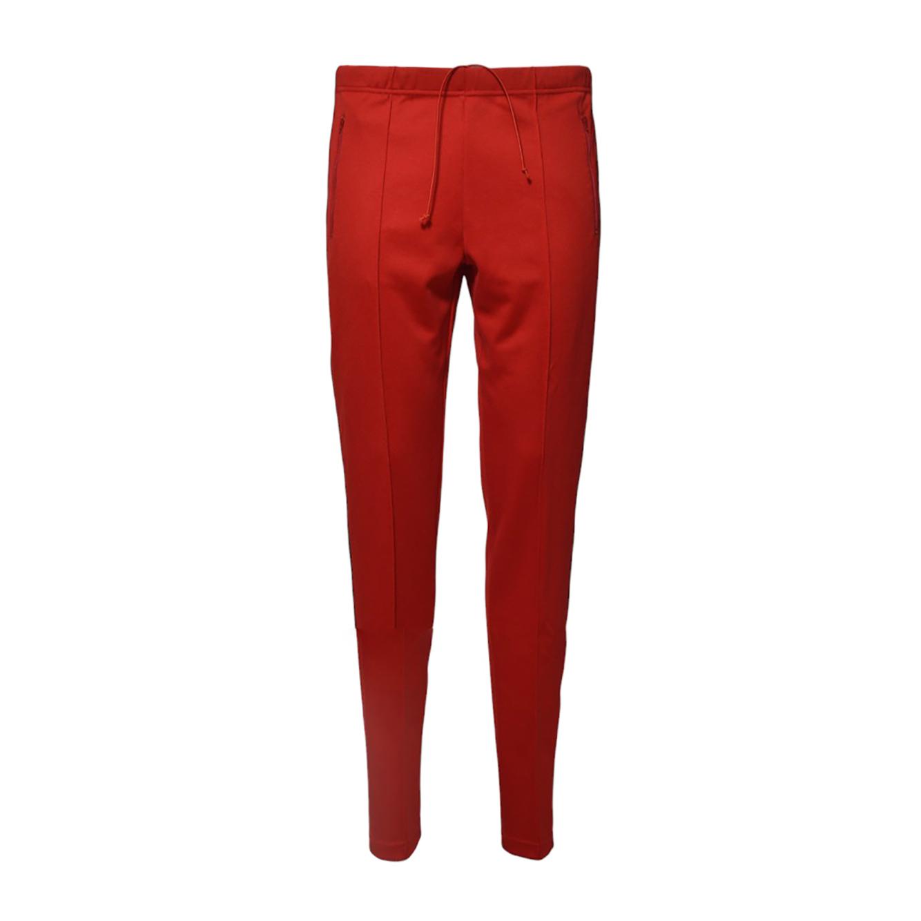 Pantalone sportivo in jersey rosso con banda laterale Maison Margiela 