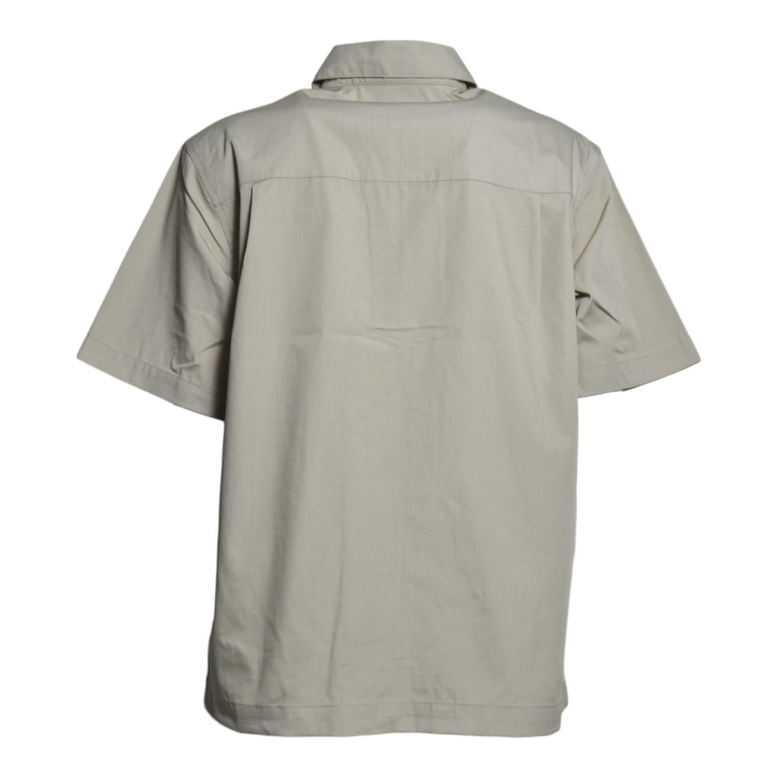 s/s postal zip shirt polyester/cotton 