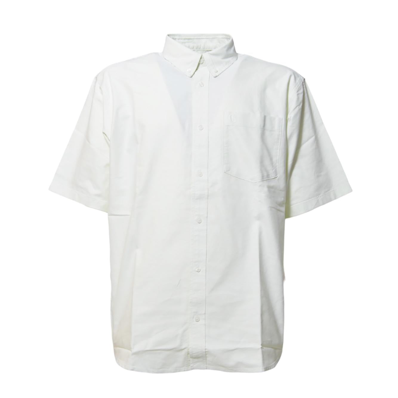 Camicia Braxton maniche corte in cotone verde Carhartt Wip 