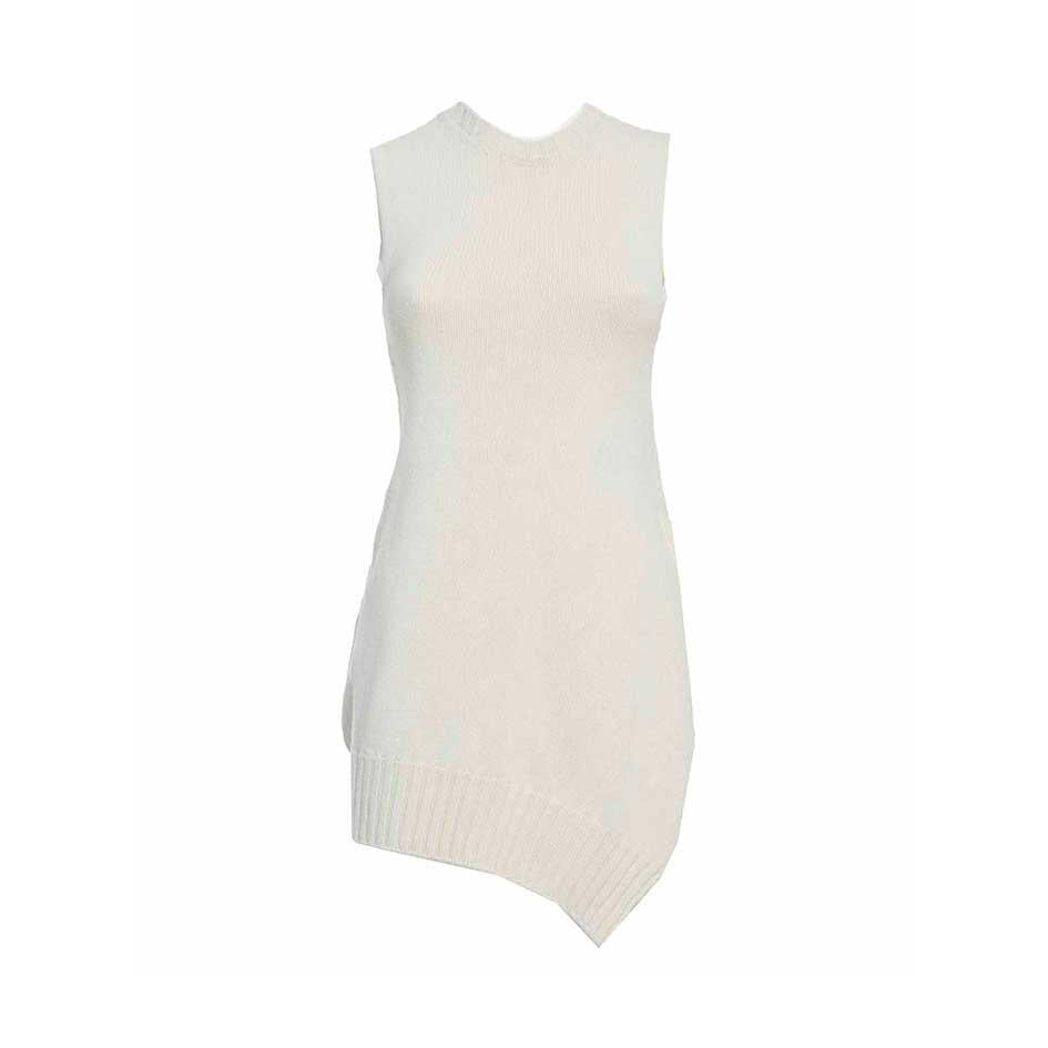 Felpa in maglia panna set 2 pezzi in lana Jil Sander 