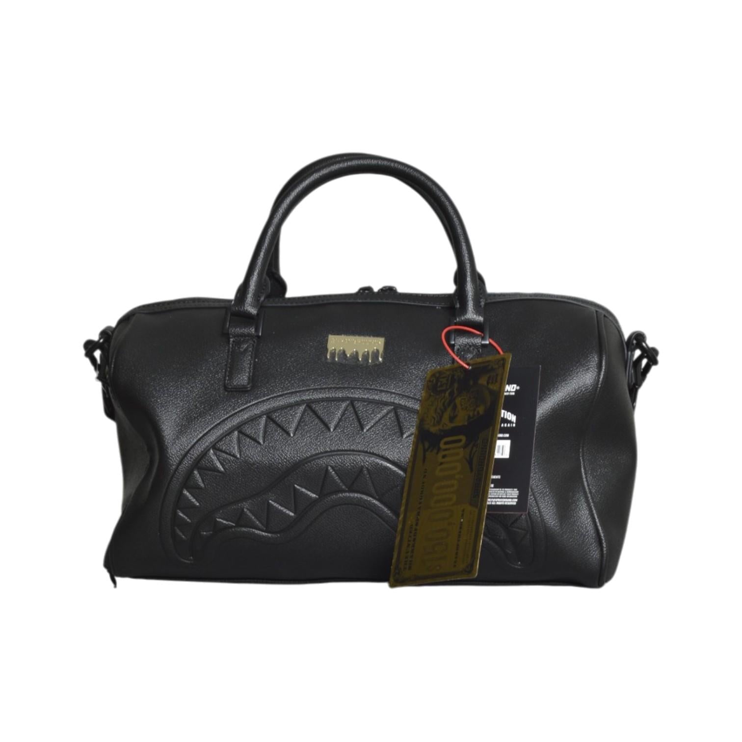 gold brick luxe mini duffle 