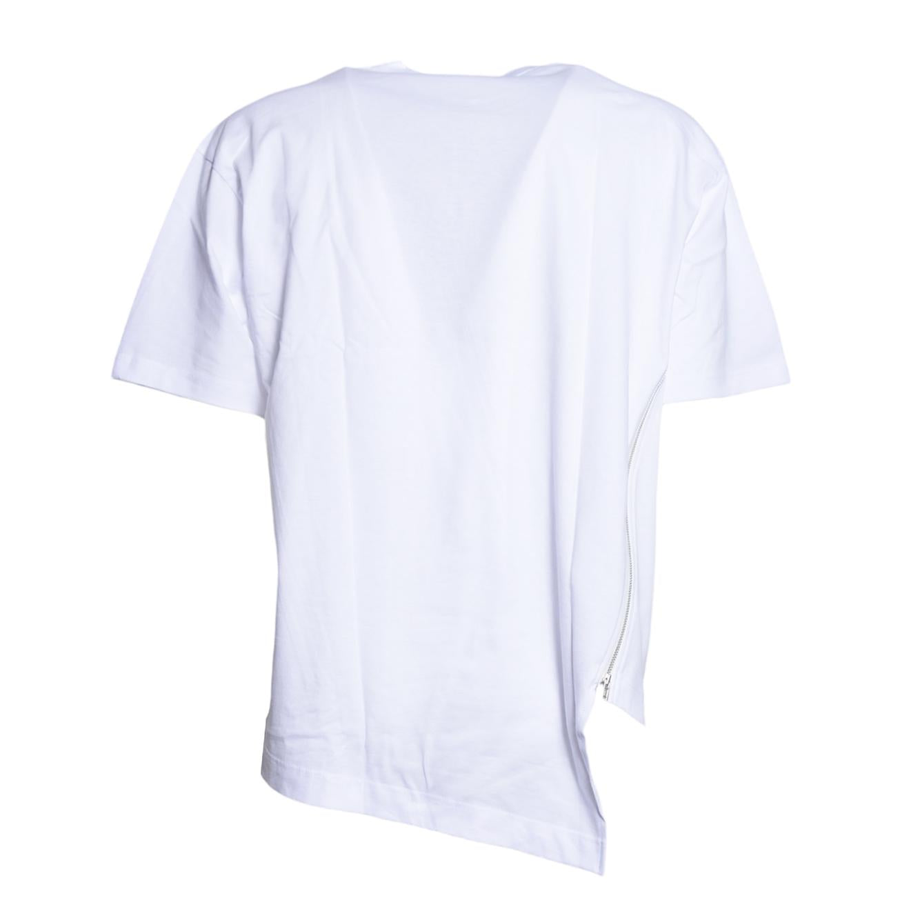mens t-shirt zip con spacco 