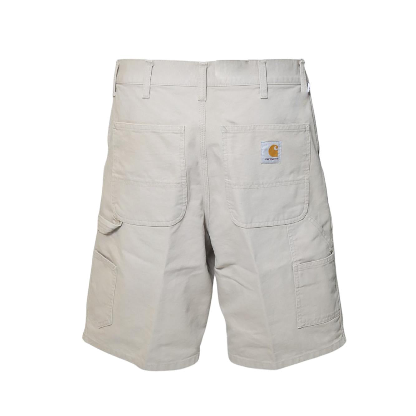 Bermuda Single Knee in tela beige Carhartt Wip 