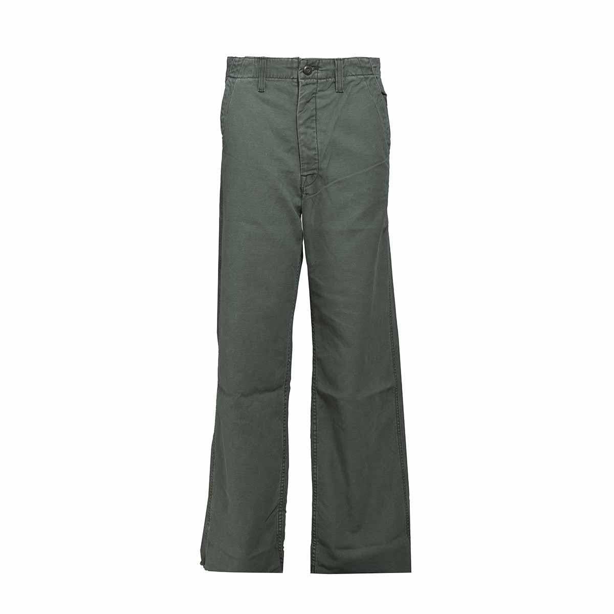 Jeans The Major Sneak Fray in cotone verde Mother Women 