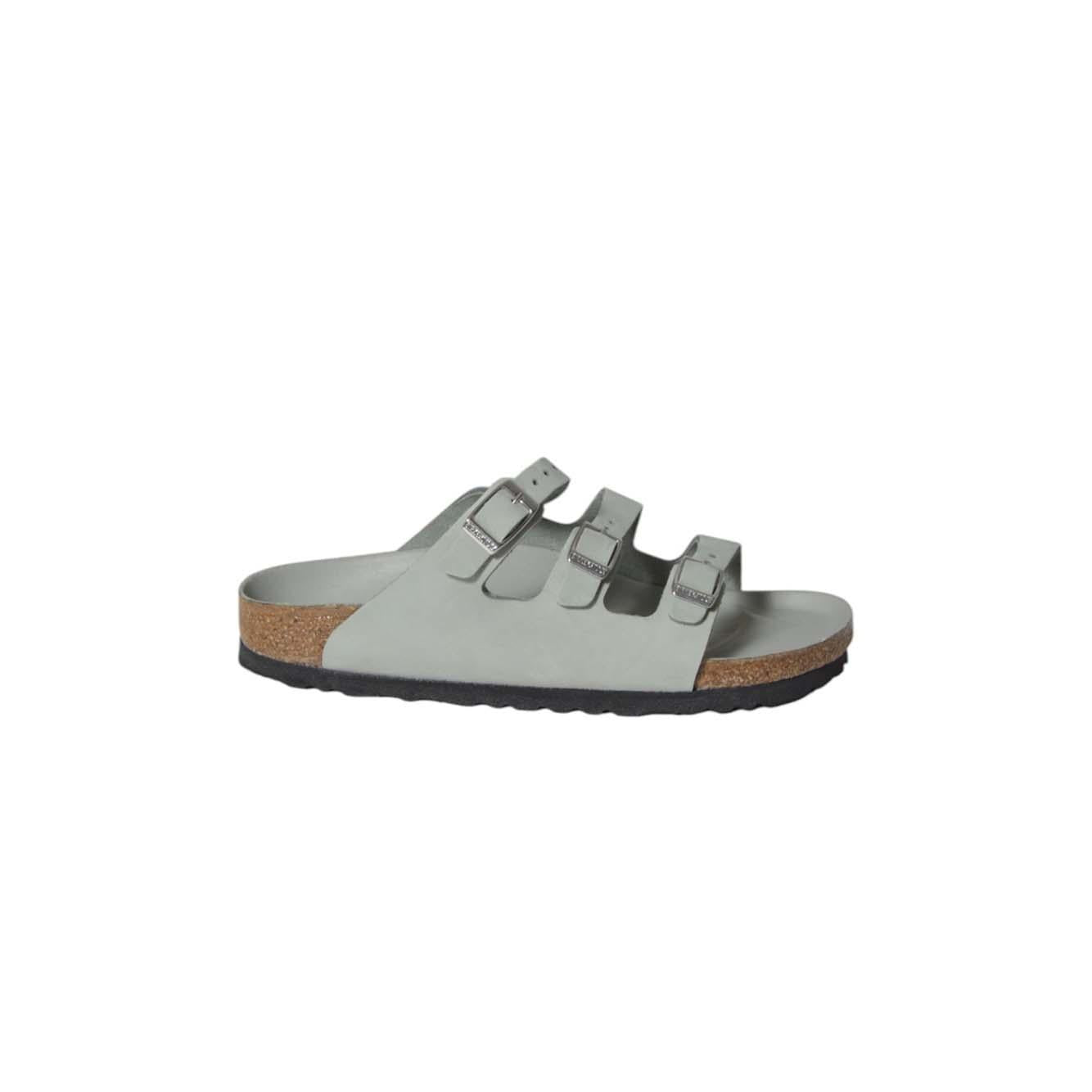 Sandali Florida Fresh in pelle nabuk verde menta Birkenstock 