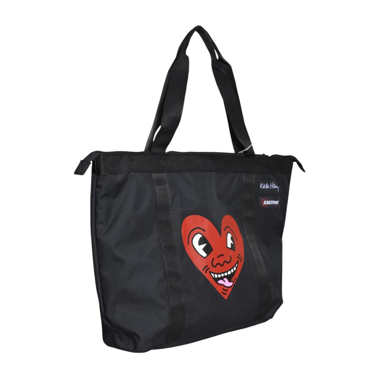 travel tote keith haring heart 