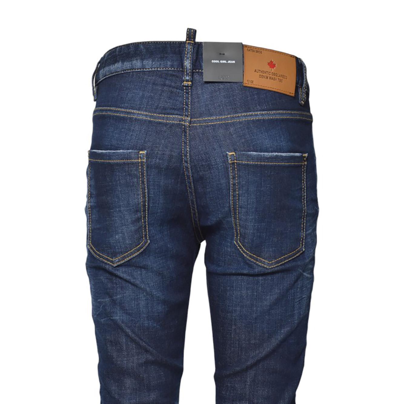 Jeans Cool Girl in cotone denim blu Dsquared2 