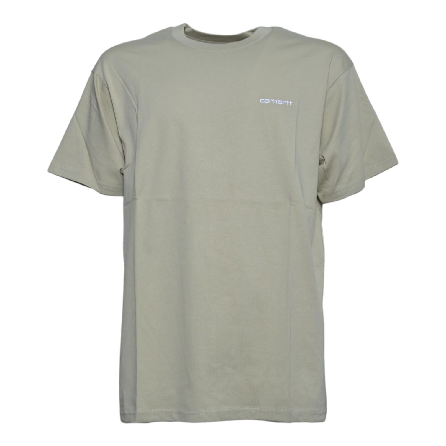 s/s script embroidery t-shirt 