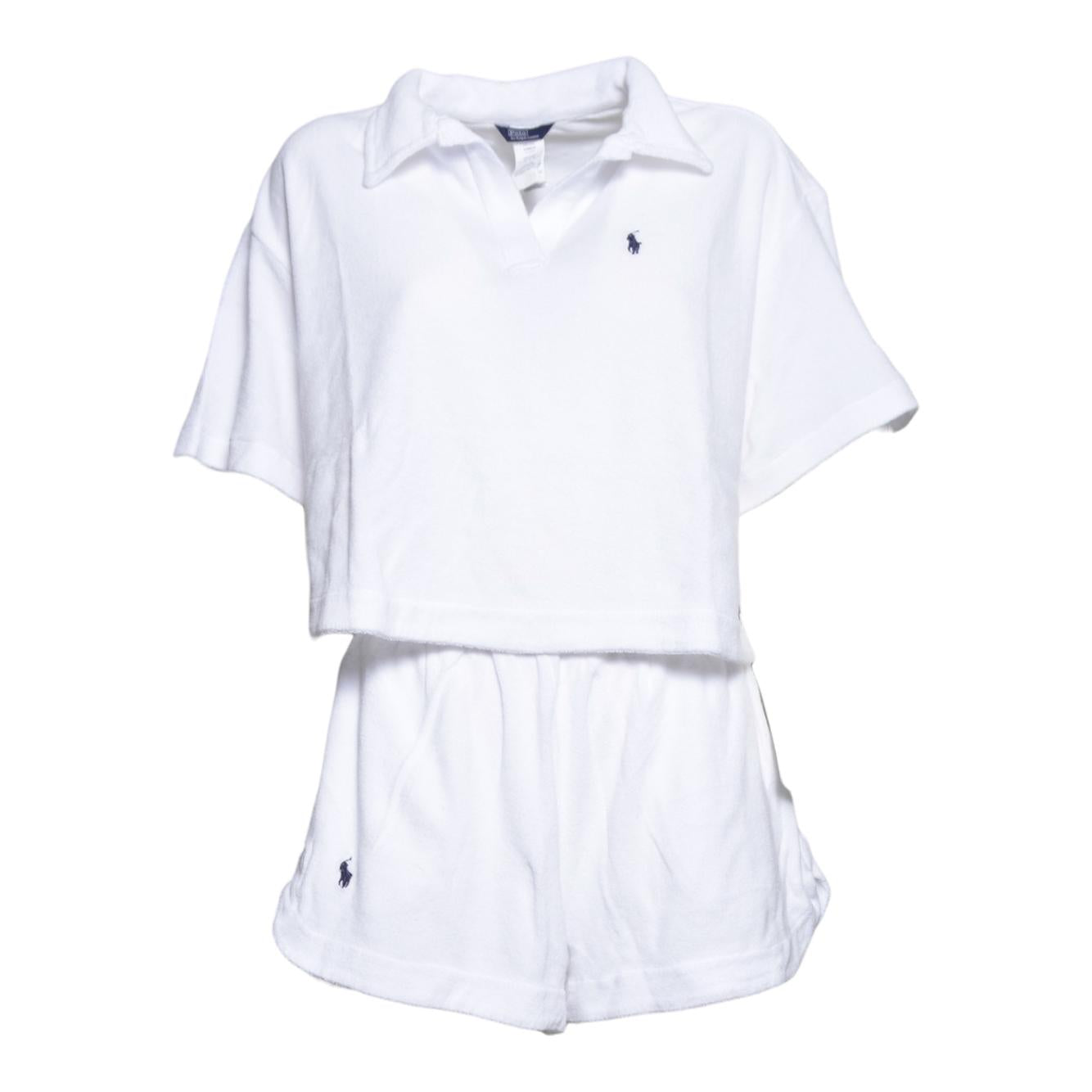 set collar shirt + short 