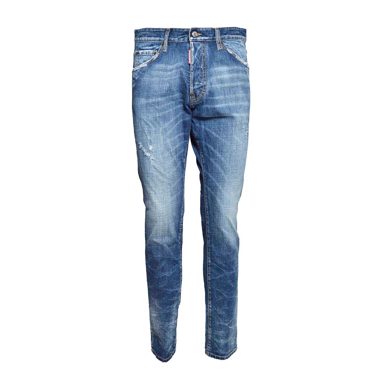 Jeans Cool Guy Medium Reflective in denim blu Dsquared2 