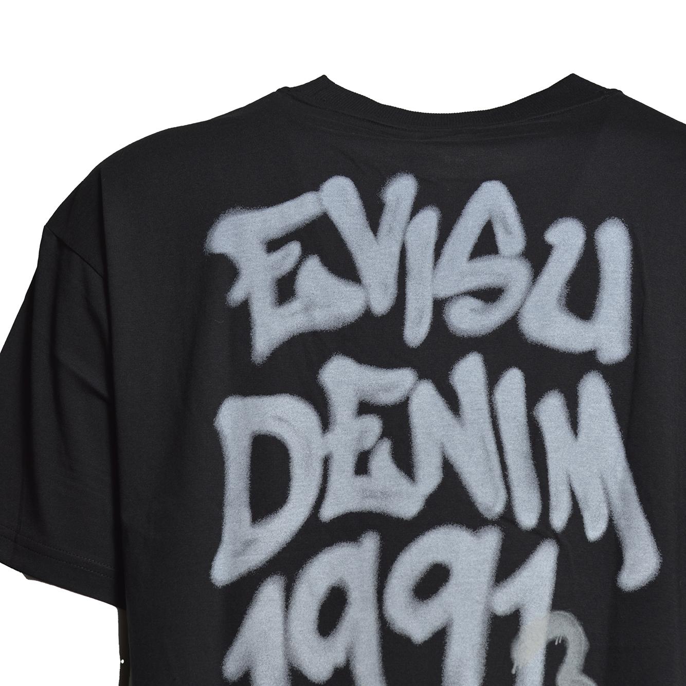 ht angel & graffiti slogan printed ss tee 